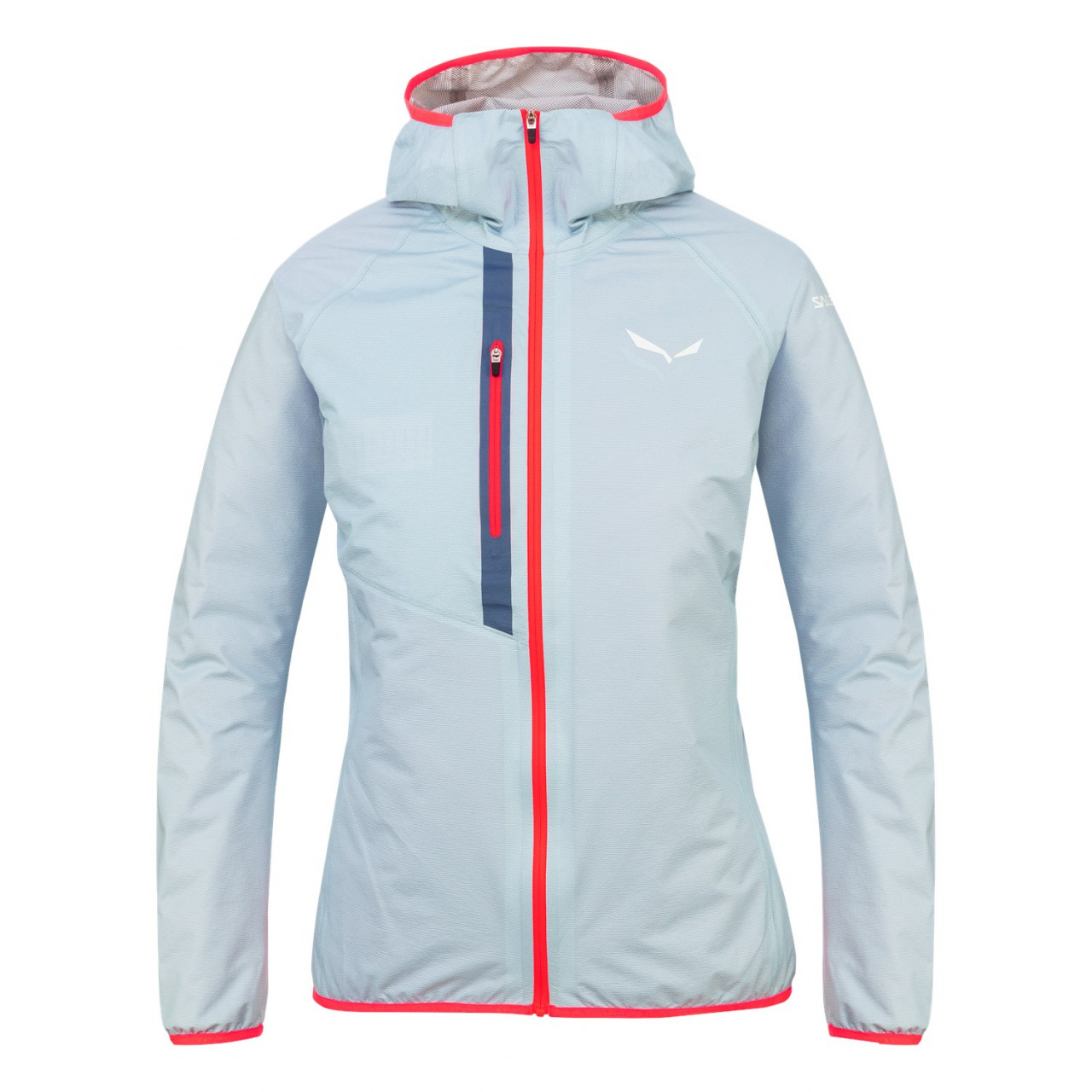 Chaqueta Hardshell Salewa Puez Light Powertex Mujer Grises/Azules Mexico (BM2107486)